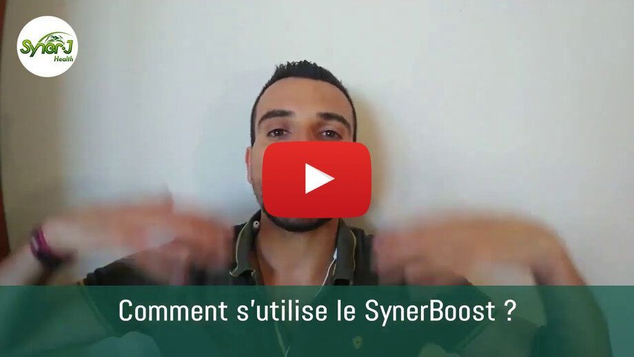 Vignette vidéo de la présentation du SynerBOOST par le mandataire SynerJ-Health Damien Casoni.