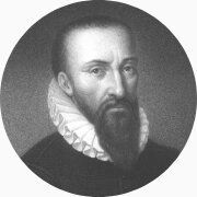 Portrait noir et blanc d'Ambroise Pare.