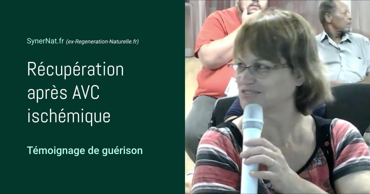 Vignette vidéo témoignage de récupération après AVC ischémique par Françoise.