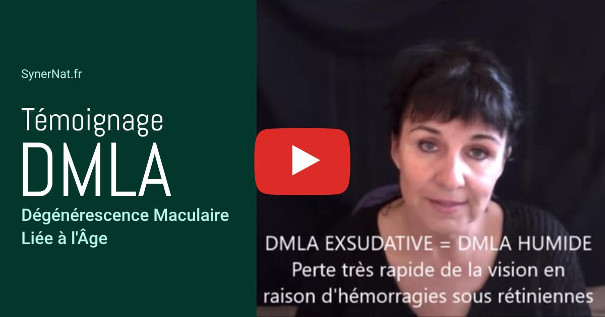 Vignette d'une vidéo de témoignage guérison DMLA humide par Josye Trimolet.