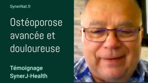 Vignette vidéo du témoignage de guérison d'ostéoporose douloureuse et avancée grâce à l'algue de Klamath.