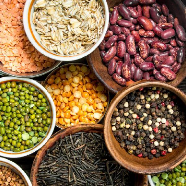 Des légumineuses variées, des aliments qui fermentent dans l'intestin.