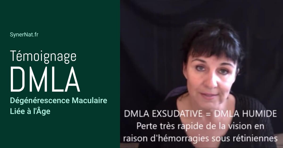 Vignette d'une vidéo de témoignage guérison DMLA humide par Josye Trimolet.