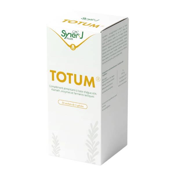 Une boîte de TOTUM, enzymes digestives, avec deux sachets.